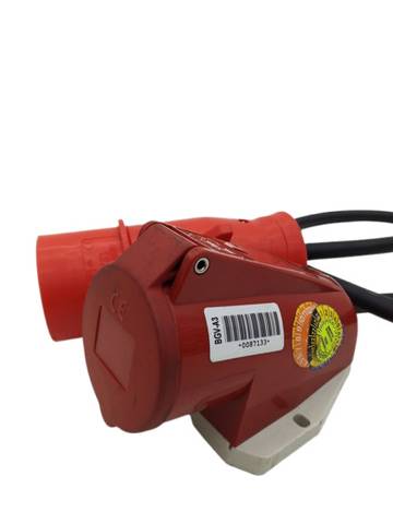 Mennekes 0087133, красная промышленная розетка 16 A, 200–340 V