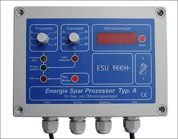 ESU-TECH 50 Оптимизатор системы отопления Отопление отопительных систем Процессор энергосбережения