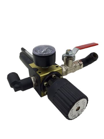 Pneumatic Pressure Regulator with Pressure Gauge Shut-off Valve Unit