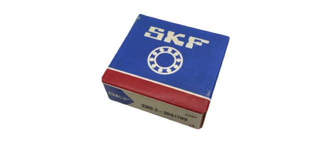 2x SKF 2302 E-2RS1TN9 محامل كروية ذاتية التوجيه 15x42x17mm