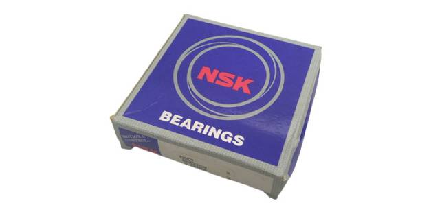 2x NSK 6208ZZ محامل كروية مدورة 6208 ZZ مع غلاف معدني 6208-ZZ