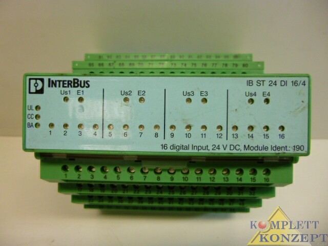 Phoenix Contact Interbus IB ST 24 DI 16/4 I/O Module