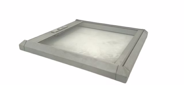 Rittal Grau Extrudiert Aluminium Inspektion Fenster Platte