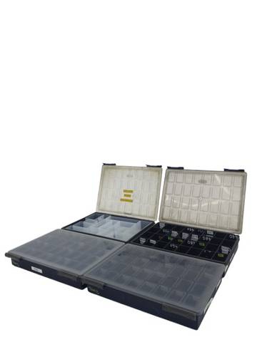 4x Raaco Storage Box CarryLite Polypropylene