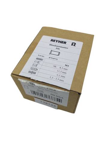 500x Reyher 88424.700.0040.035 Blind Rivet Nuts Aluminum