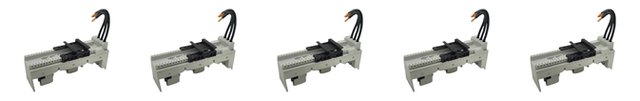 5x Wöhner 32590 busbar adapter 690V 32A