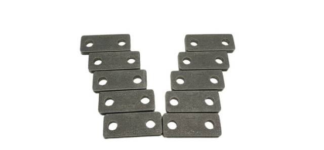 10x 2 Hole Flat Plate Connector Spacer