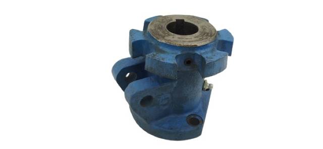 Claw coupling bearing housing shaft coupling