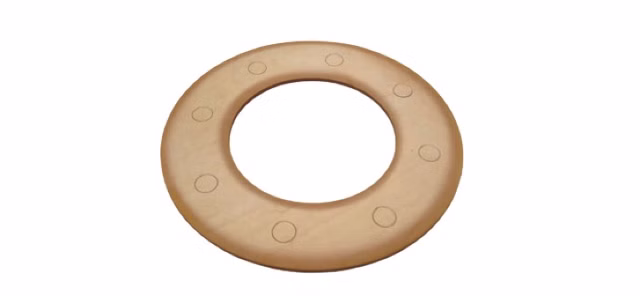 2x Innen Ø160mm Außer Ø295mm Dicke 5mm Rund Dichtung