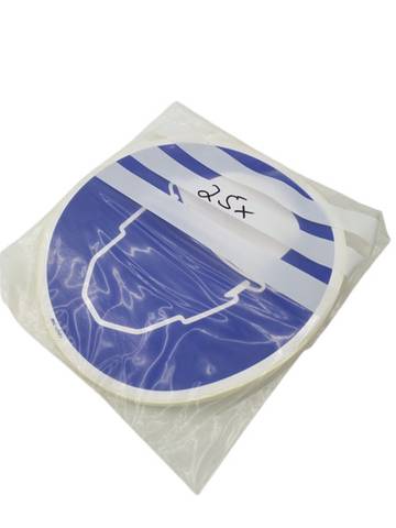 25x Mc Safety Blue White Head Protection Sign Pictogram