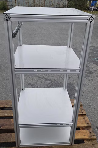 Bosch Rexroth Aluprofil Regal 4 Ebenen H x B x T 1180 x 550 x 550 mm