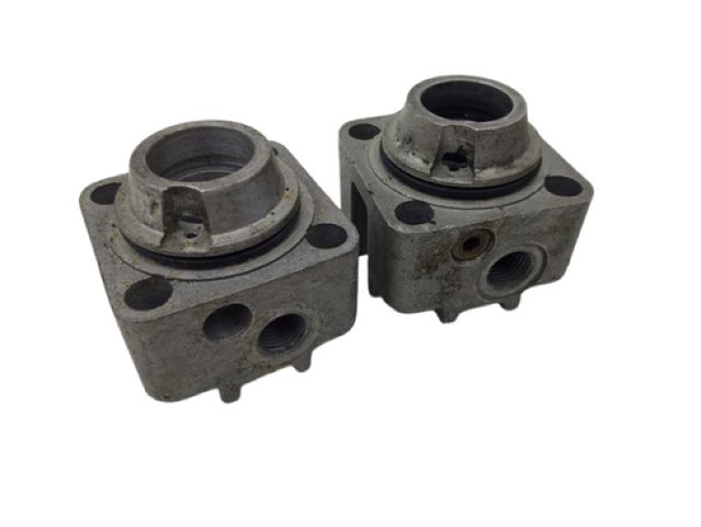 2x Pneumatic Valve Block Connection Block Aluminum
