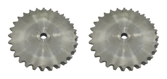 2x Mädler 10722800 Sprocket Hub 12 B-1 3/4x7/16" 28 Teeth