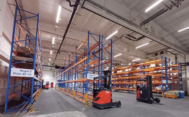25 m Stow Pal Rack Palettenregal 6 m hoch 5 Ebenen Schwerlastregal Regal