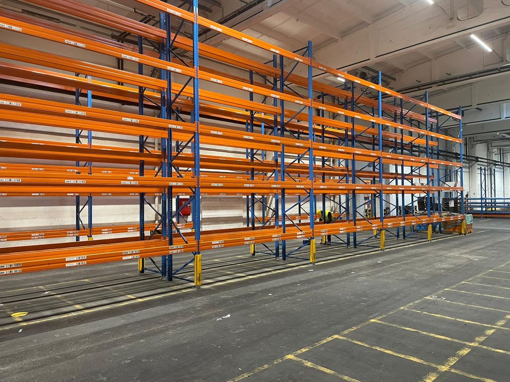 58645.jpeg 21,6 m Stow Pal Rack Palettenregal 6 m hoch 6 Ebenen Schwerlastregal Regal