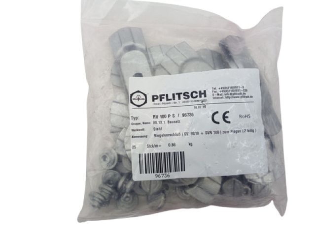 25x Pflitsch RV 100 PS/96736 قفل قناة الكابلات الصناعي
