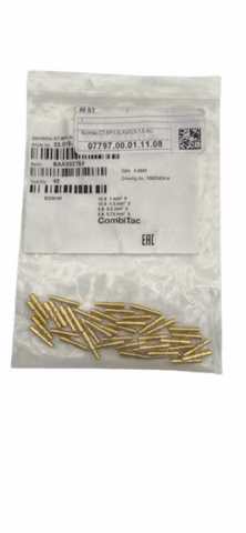 10x Stäubli 33.0153 CT-BP1,5LAV/0,5-1,5 AU Crimpkontakte