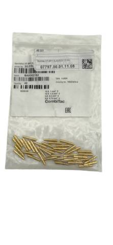 10x Stäubli 33.0153 CT-BP1,5LAV/0,5-1,5 AU Crimp Contacts