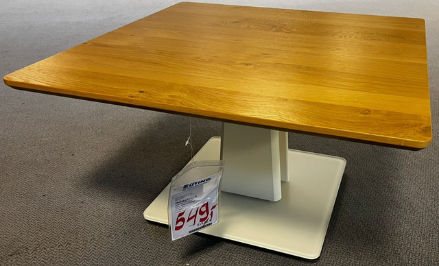 NP 819 € طاولة قهوة 1878-WEI-F قابلة للتحريك، طاولة غرفة المعيشة 74x74x43