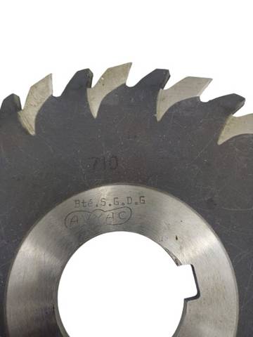 Avyac Ø160x7x40mm K5-K Circular Saw Blade for Slitting Grooving