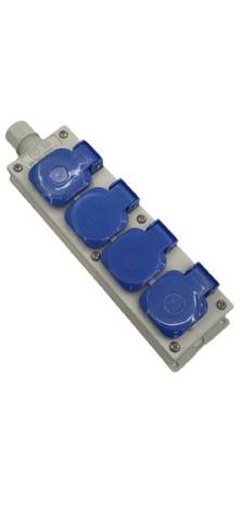 BD16 power distribution box 4 sockets 10/16A 250A