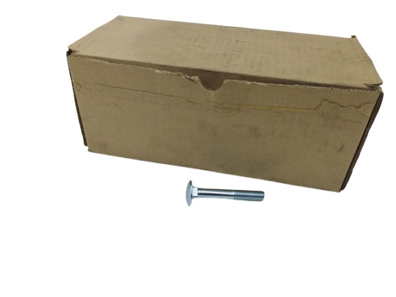 100x M10x70 DIN 603/555 Zinc-Plated Carriage Bolt