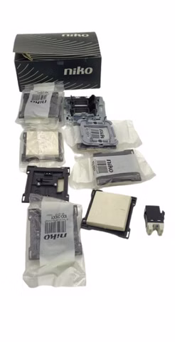 10x Niko 100-31001 Unterputz-Lichtdimmer