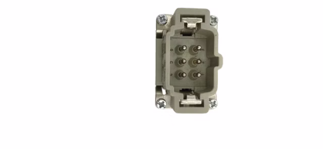 12x HARTING 09 33 006 2601 Han 6E-M-s, Stifteinsatz 16A 500V