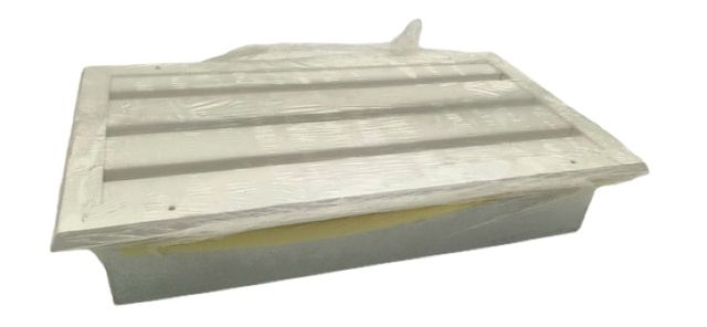 Metal cover ventilation element industrial housing
