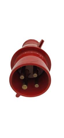 Штепсель Mennekes 264 CEE 32A-6h 380-415V 3P IP44