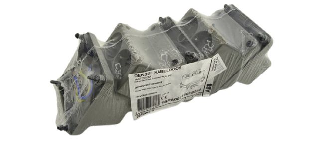 5 шт. ABB 1SPA007130F9230 3640W2S Hafobox, крышка кабельной коробки