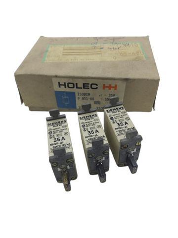 3x سيمنز 3NA5 814 NH-صمامات NH00 gl 35A 500V/120