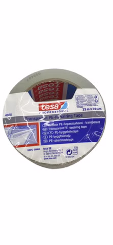33m 2 x Tesa 4668 MDPE-Folienband 50 mm Abdeckband