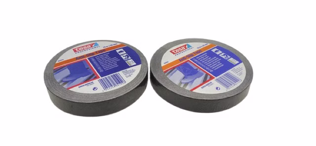 2x 15m Tesa 60950 Antirutsch Gaffa Tape schwarz 25mm