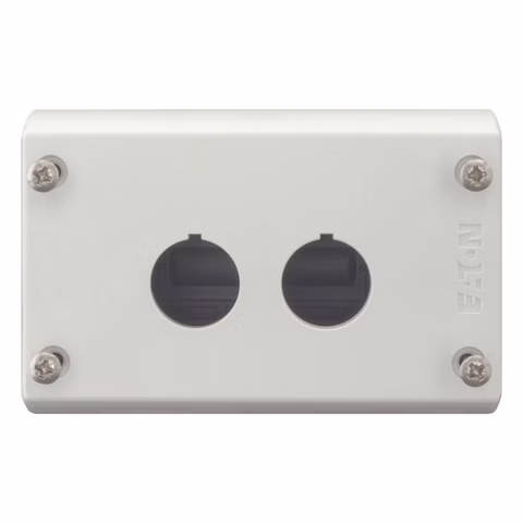 2x Eaton M22-I2 M22-I2Q Aufbaugehäuse, 2 Einbaustellen