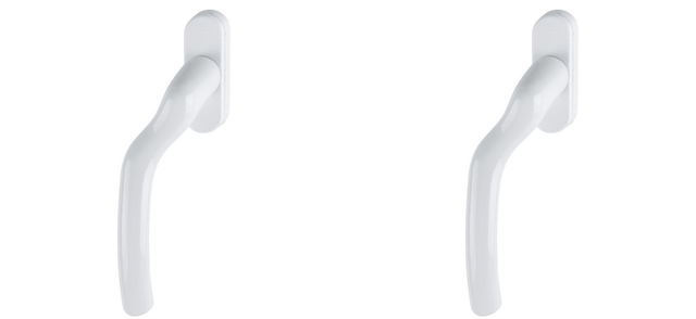 2x Hoppe 2611180 Tokyo 0710LVK/U71Z Left Window Handle