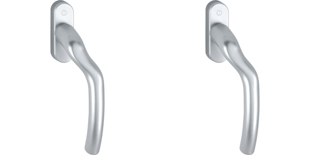 2x Hoppe 2609637 Tokyo 0710LVK/U71Z right window handle