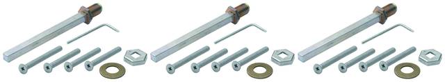 3x Hoppe 12114352 ZBSET-SBE-KN/GR-UB-M6-VLL-FDW Крепление