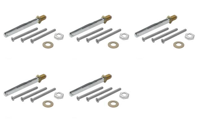 5x Hoppe 10798247 ZBSET-FS-SBE-KN/GR-UB-M6-PRV-F طقم تثبيت