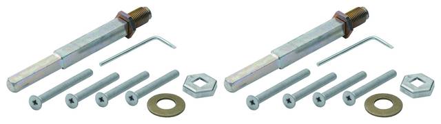 2x Hoppe 12114492 ZBSET-SBE-KN/GR-UB-M6-VLL-FDW Fastening