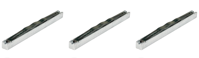 3x Hoppe 4872820 STI-PRV Full Profile Pin Zinc Plated 8x145mm