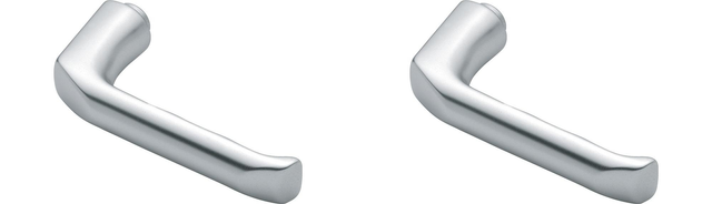 2x Hoppe 6275002 London 113H Door Handle Profiste F1 Aluminium