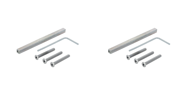 2x Hoppe 12119957 ZBSET-SBE-KN/GR-SB-M6-PRF-FDW Fastening