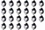 23x HOPPE Aufsteckhülse mit Kragen für Türbeschläge 8/8,5mm