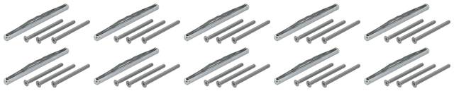 10x Hoppe 1979265 72-77mm fastening set for door thickness