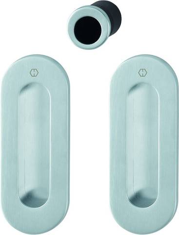 Hoppe 3207429 M472 Min 33mm Комплекты для карманных дверей F41R, матовый хром