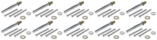 10x Hoppe 2012056 PTG/SBE-KN/GR-UBM6- 8x90mm Fastening Set