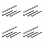 4x HOPPE Befestigungsset für Schutzbeschlag M6 8x120mm