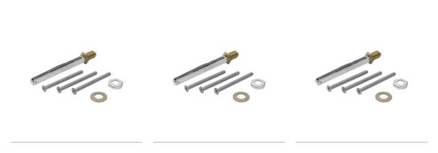 3x Hoppe 10798263 FS-SBE-KN\/GR-UB- 92-97mm طقم تثبيت