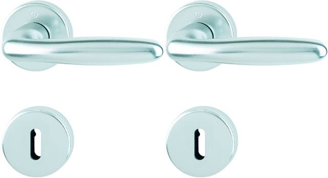 2x Hoppe 11908464 1510/42KB/42KBS 37-47mm Door Handle Set